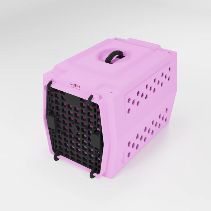 RuffLand Mid-Size Kennel - Light Pink - Dog crates by Ruff Land Performance Kennels