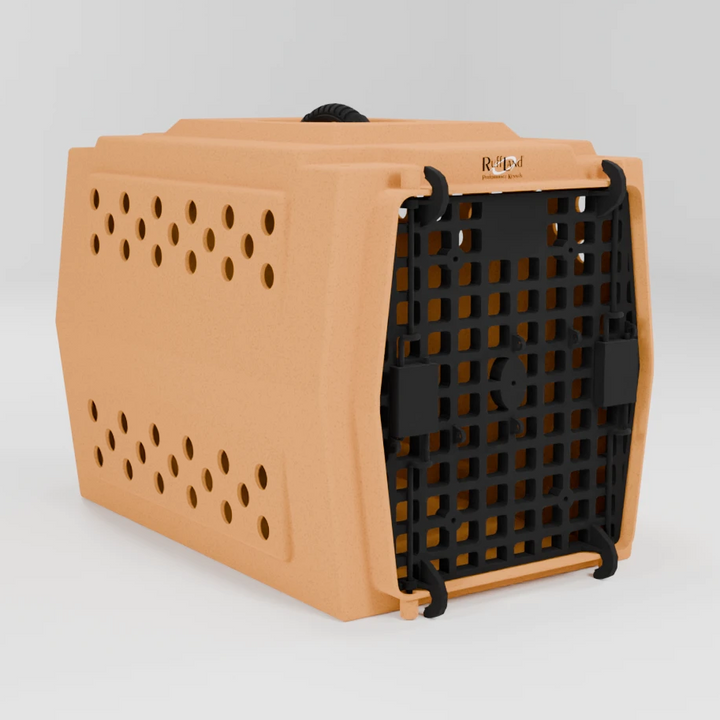 RuffLand Mid-Size Kennel - Peaches and Cream - Dog crates by Ruff Land Performance Kennels