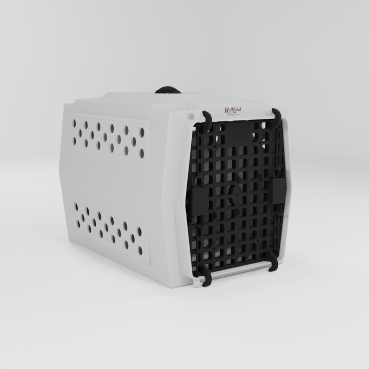 RuffLand Mid-Size Kennel - Whitestone 2.0 - Dog crates by Ruff Land Performance Kennels