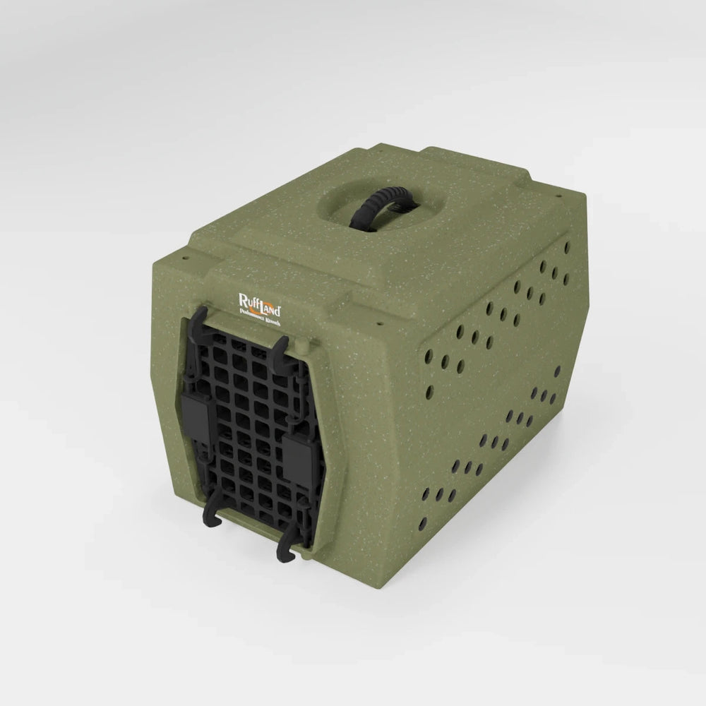 RuffLand Small Kennel - Olive Drab - Dog crates by Ruff Land Performance Kennels