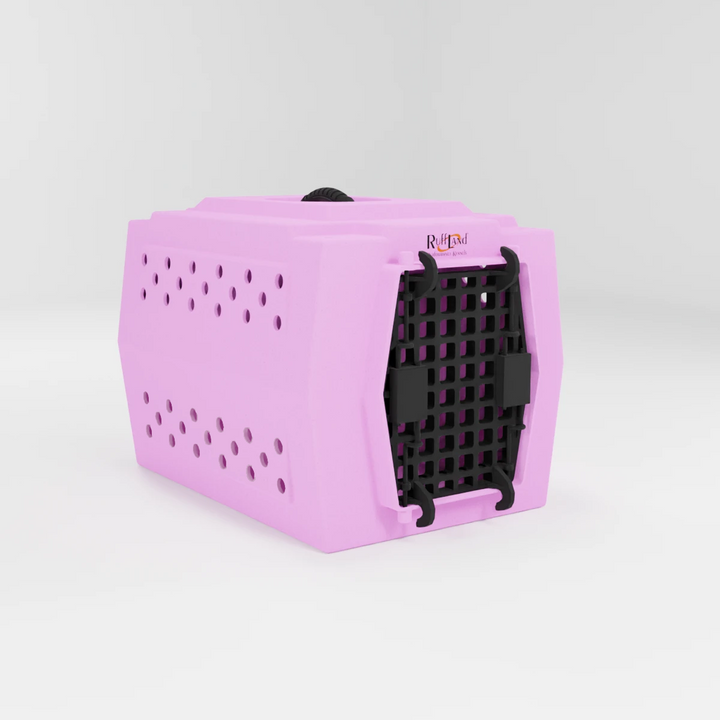 RuffLand Small Kennel - Light Pink - Dog crates by Ruff Land Performance Kennels
