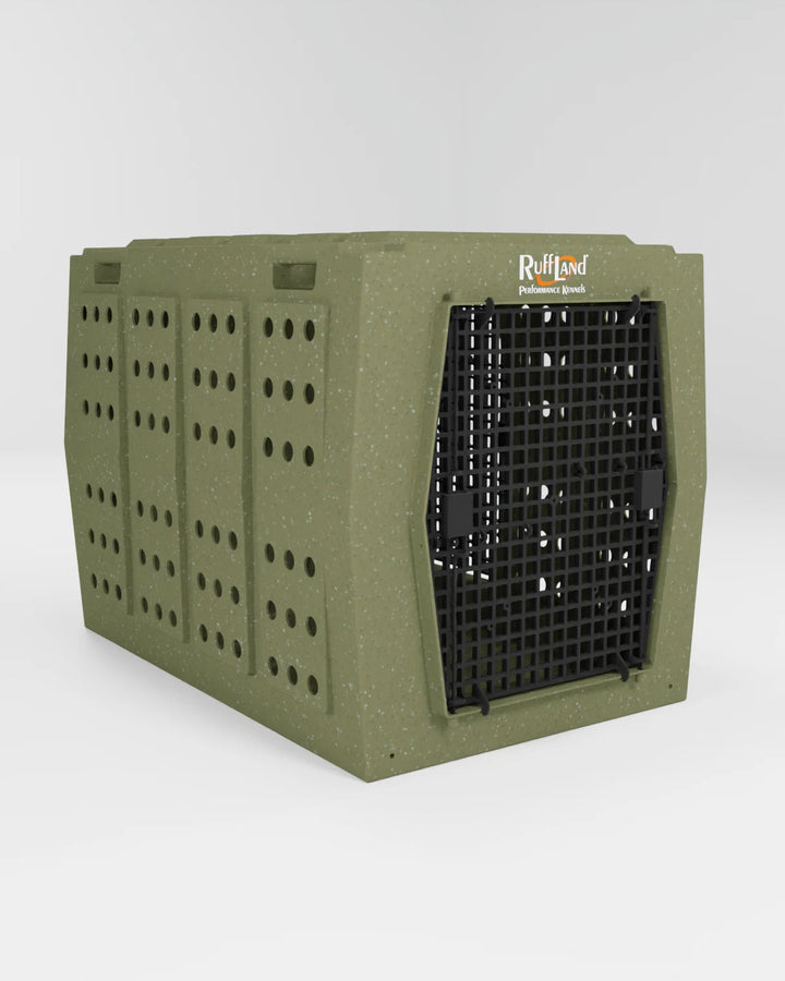 RuffLand Titan Kennel - Olive Drab - Dog crates by Ruff Land Performance Kennels