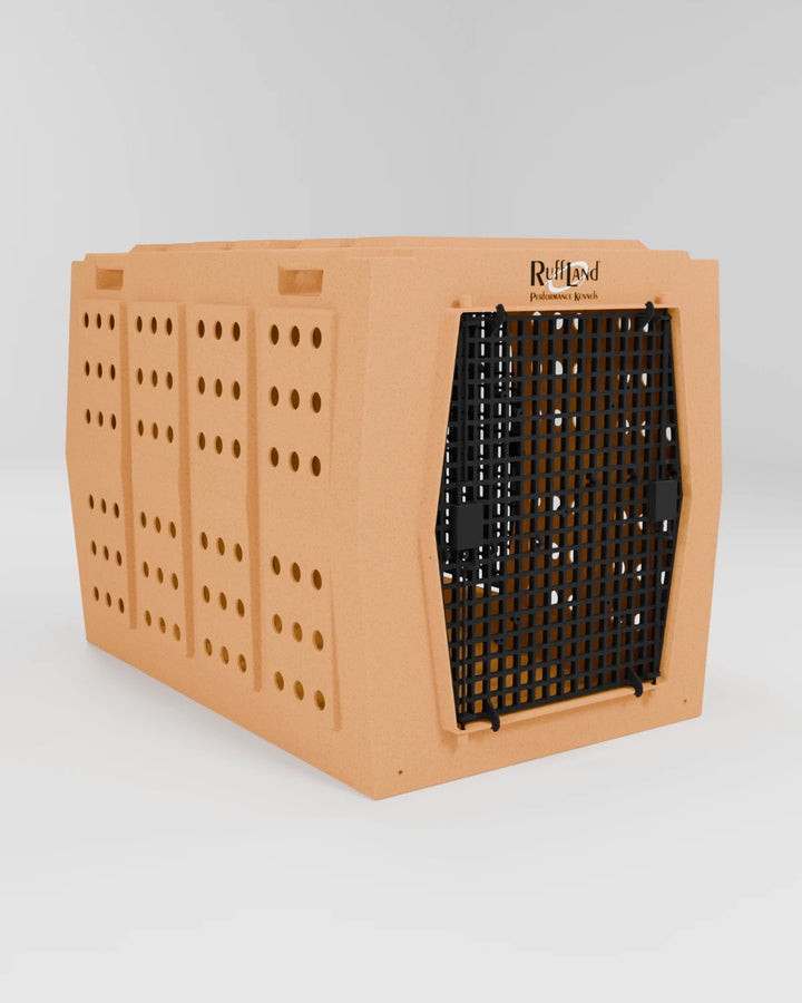 RuffLand Titan Kennel - Peaches and Cream - Dog crates by Ruff Land Performance Kennels