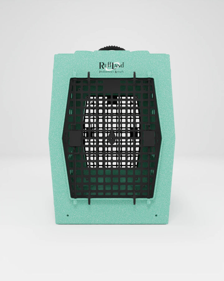 RuffLand X-Large Kennel - Mint Double Door (Front Back) - by Ruff Land Performance Kennels