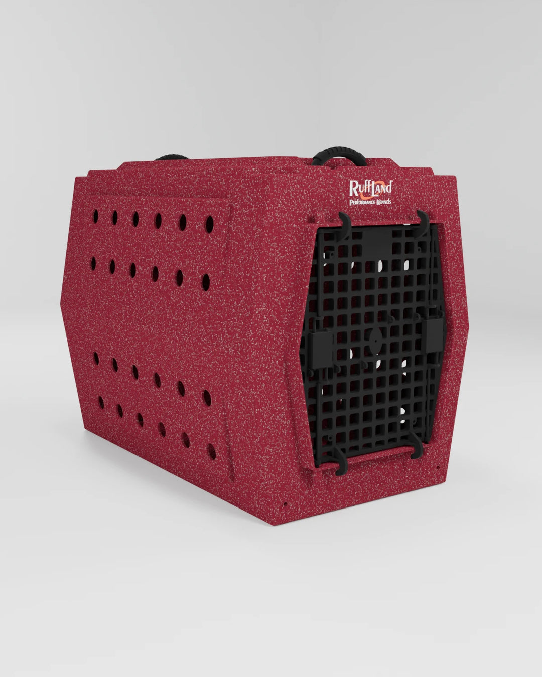RuffLand Large Kennel - Patriotic Red Single Door - Dog crates by Ruff Land Performance Kennels