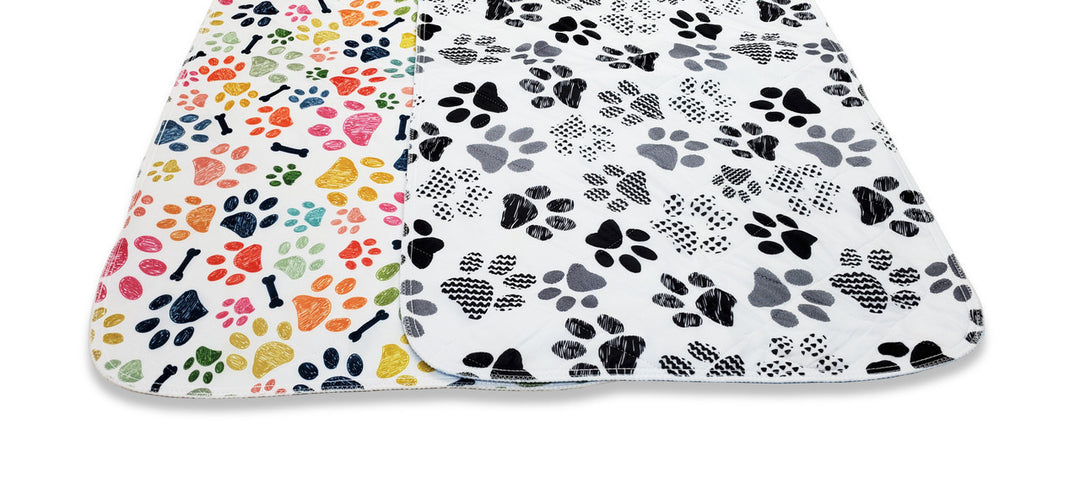 Lenny Pads Washable Potty Pads - Jumbo (48"x48") Color Paw Print - by Lenny Pads
