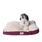 Armarkat Dog Bed/Mat with Poly Fill Cushion and Removable Cover - Burgundy/Ivory - - Dog bed by Armarkat