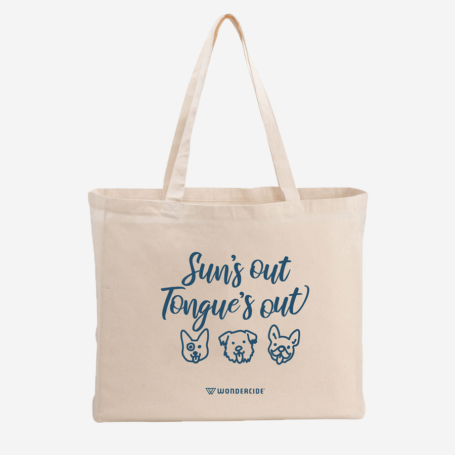 Sun's Out Tongue's Out Tote - - sale by Wondercide