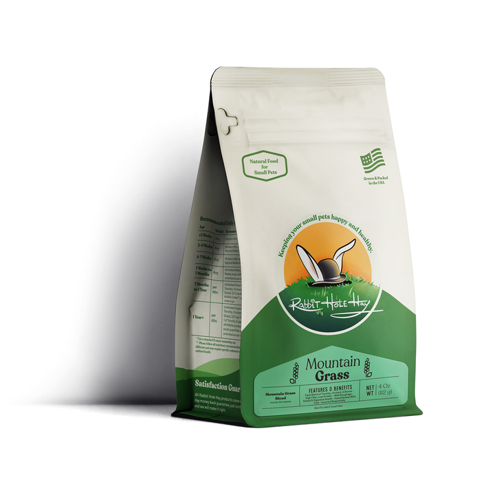 Rabbit Hole Hay Ultra Premium Mountain Grass - 4 oz - Hay by Rabbit Hole Hay