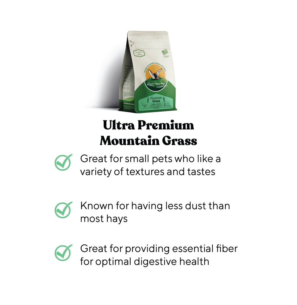 Rabbit Hole Hay Ultra Premium Mountain Grass - - Hay by Rabbit Hole Hay