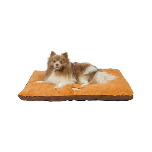 Armarkat Dog Bed/Mat with Poly Fill Cushion - Mocha/Earth Brown - Medium - Dog bed by Armarkat