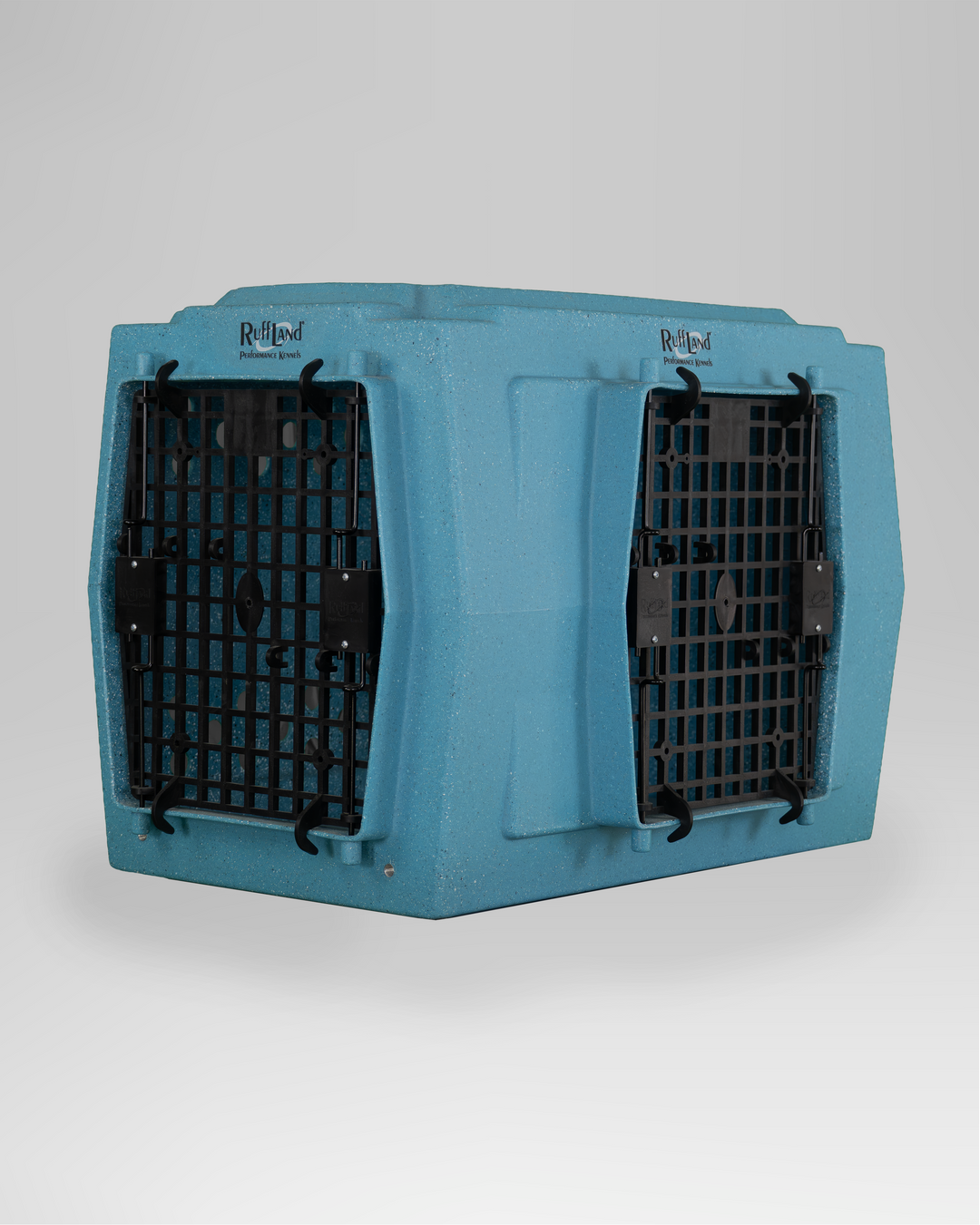 RuffLand Medium Kennel - Malibu Double Door (Front Right Side - Dog crates by Ruff Land Performance Kennels