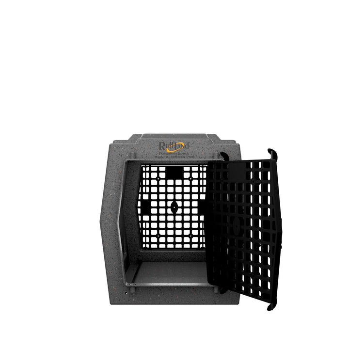 RuffLand Medium Kennel - Millstone Double Door (Front Back) - Dog crates by Ruff Land Performance Kennels