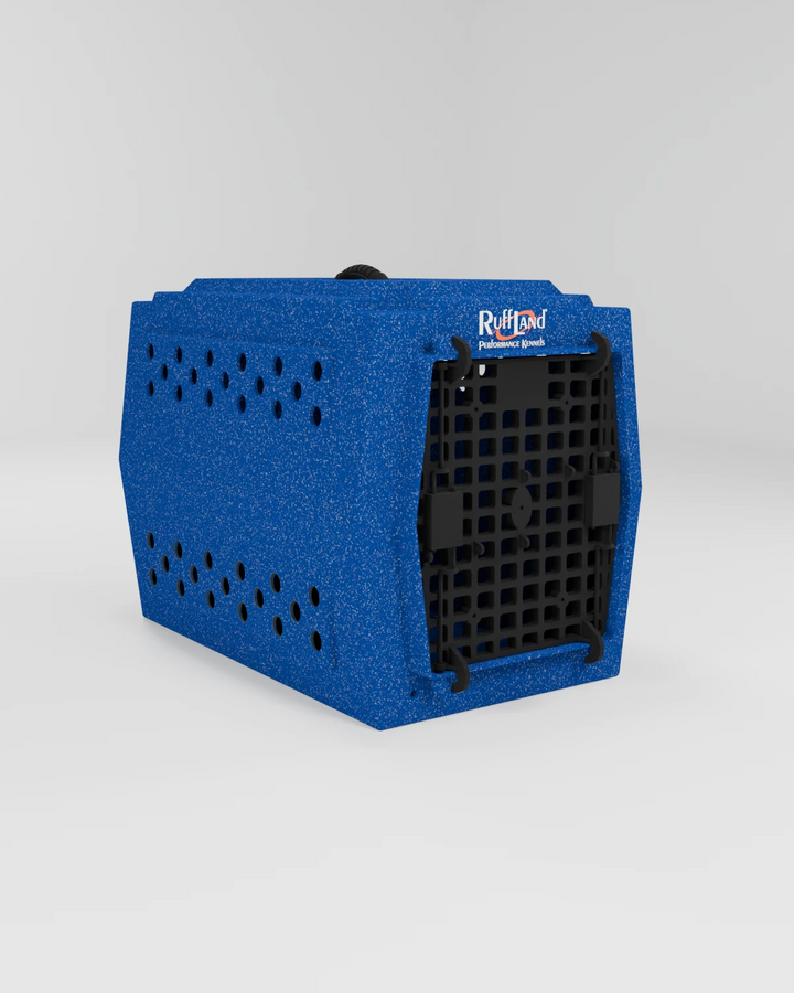 RuffLand Medium Kennel - Patriotic Blue - Dog crates by Ruff Land Performance Kennels