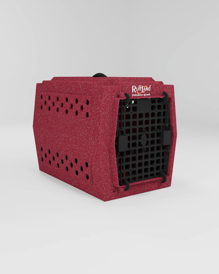 RuffLand Medium Kennel - Patriotic Red - Dog crates by Ruff Land Performance Kennels