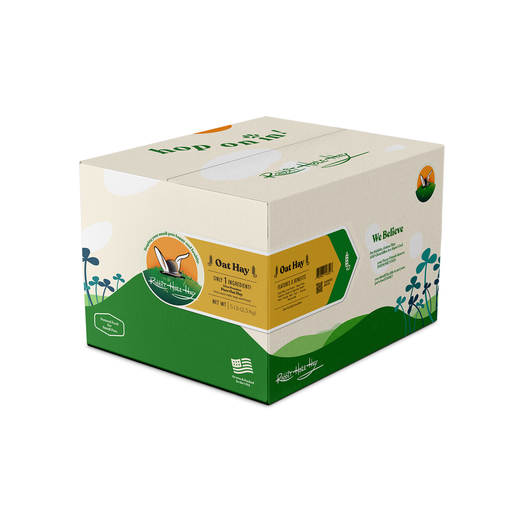 Rabbit Hole Hay Ultra Premium Oat Hay - 5 lb - Hay by Rabbit Hole Hay