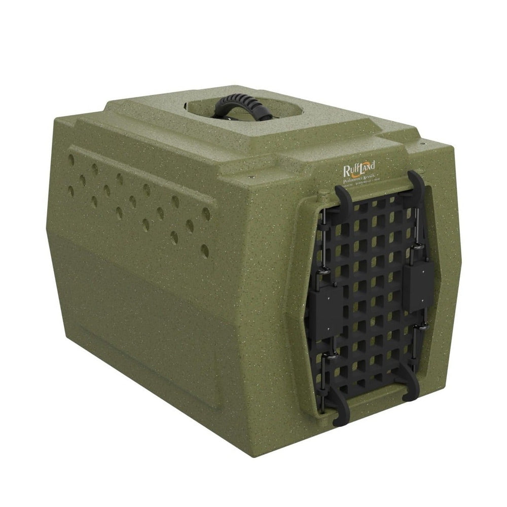 RuffLand Small Kennel - Olive Drab - Dog crates by Ruff Land Performance Kennels