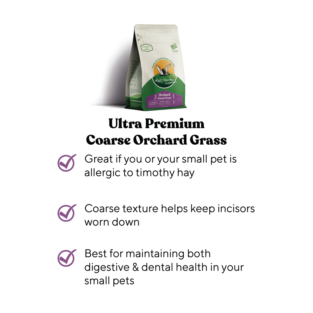 Rabbit Hole Hay Ultra Premium Coarse Orchard Grass - - Hay by Rabbit Hole Hay