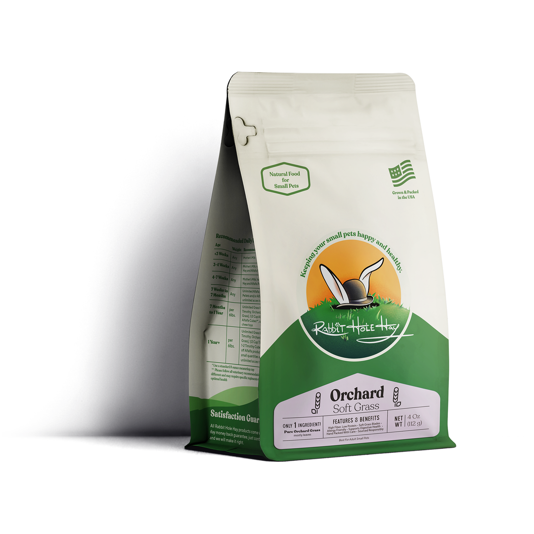 Rabbit Hole Hay Ultra Premium Soft Orchard Grass - 4 oz - Hay by Rabbit Hole Hay