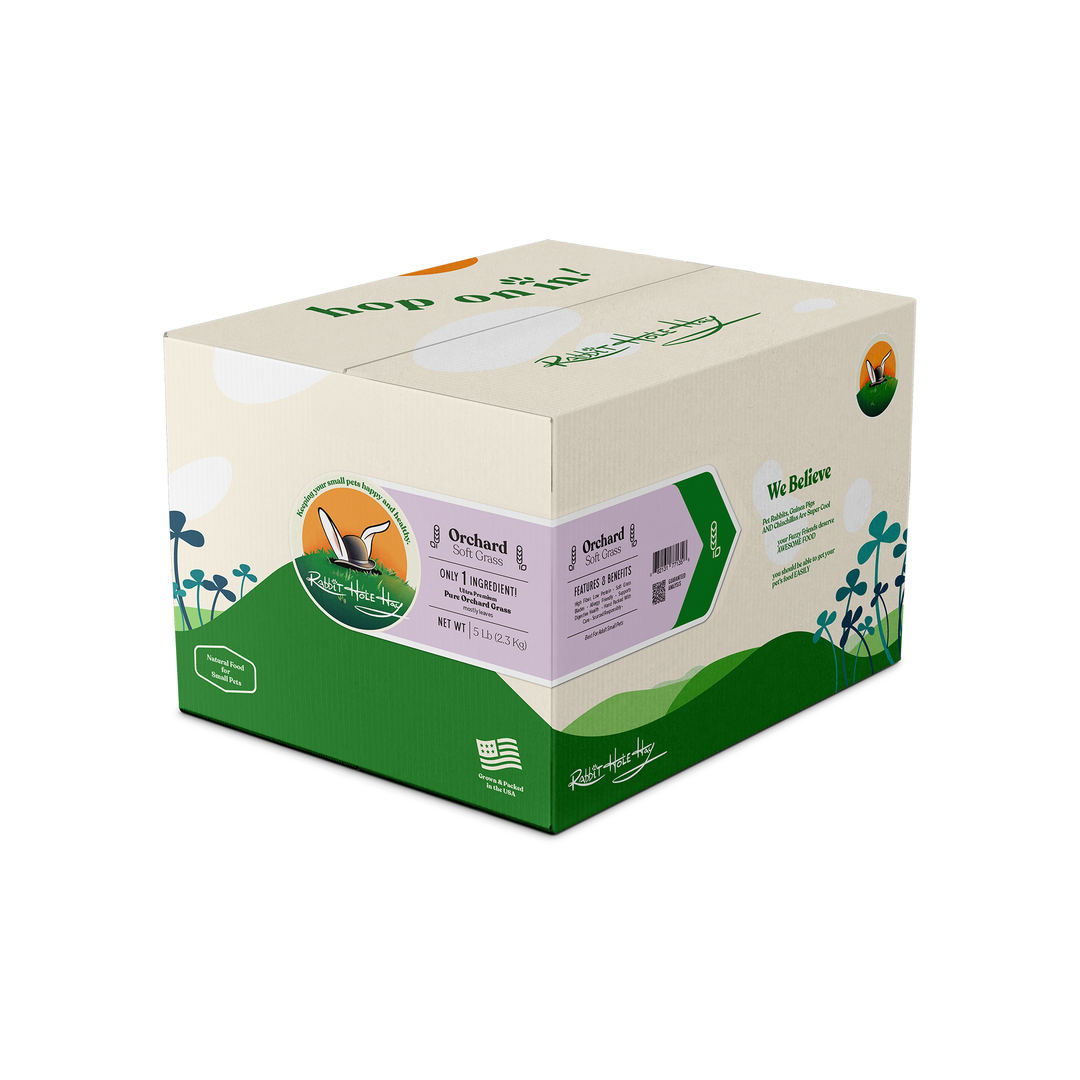 Rabbit Hole Hay Ultra Premium Soft Orchard Grass - 5 lb - Hay by Rabbit Hole Hay