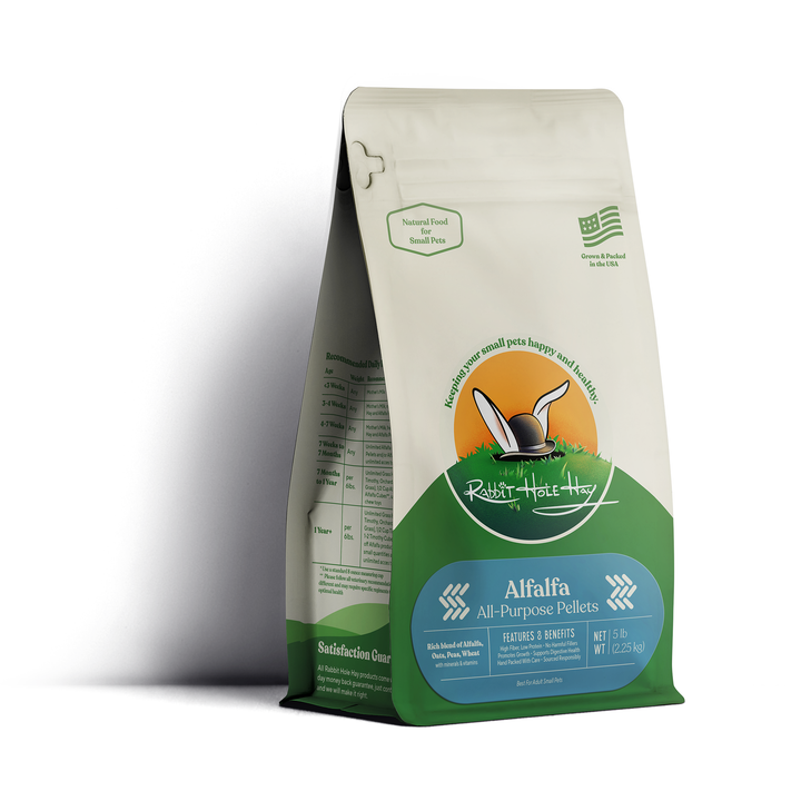 Rabbit Hole Hay All Natural Alfalfa Pellets - 5 lb - Pellets by Rabbit Hole Hay