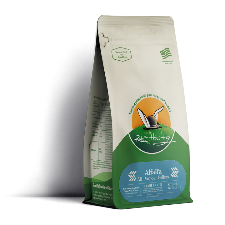 Rabbit Hole Hay All Natural Alfalfa Pellets - 10 lb - Pellets by Rabbit Hole Hay
