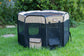 Armarkat Portable Pet Playpen - Black/Beige - - Pet pen by Armarkat