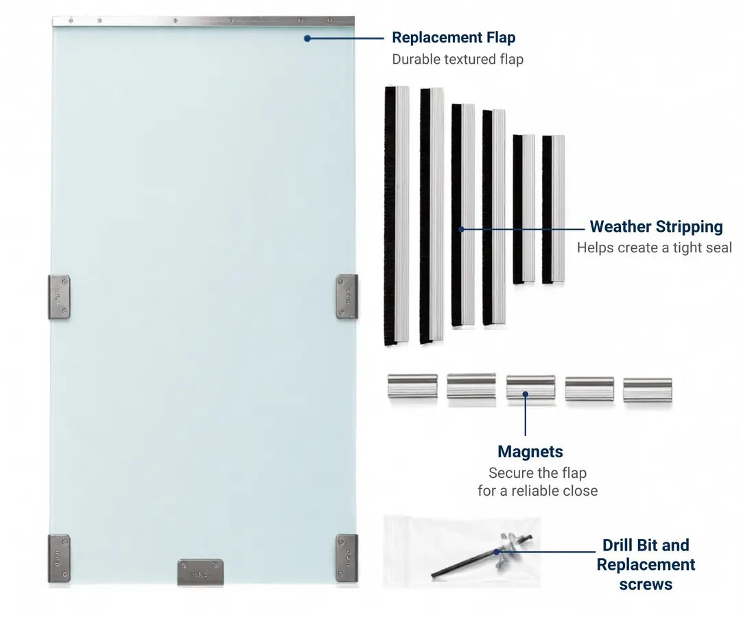 Hale Pet Door - Replacement Flap Kit - - Accessories by Hale Pet Door