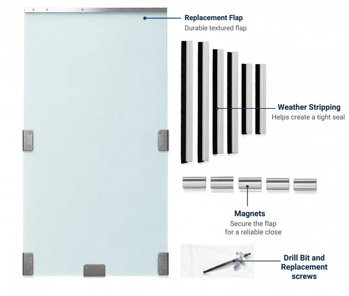 Hale Pet Door - Replacement Flap Kit - - Accessories by Hale Pet Door