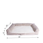 Armarkat Medium Bolstered Dog Bed with Memory Foam - - Dog bed by Armarkat