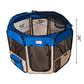 Armarkat Portable Pet Playpen - Blue/Beige - - Pet pen by Armarkat