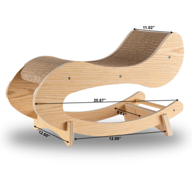 Armarkat Wooden Cat Rocking Chair - - Cat Scratcher by Armarkat