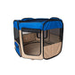 Armarkat Portable Pet Playpen - Blue/Beige - - Pet pen by Armarkat