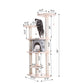 Armarkat 64" Real Wood Cat Tree with Sisal Scratch Post and Soft-side Playhouse - - Cat Tree by Armarkat
