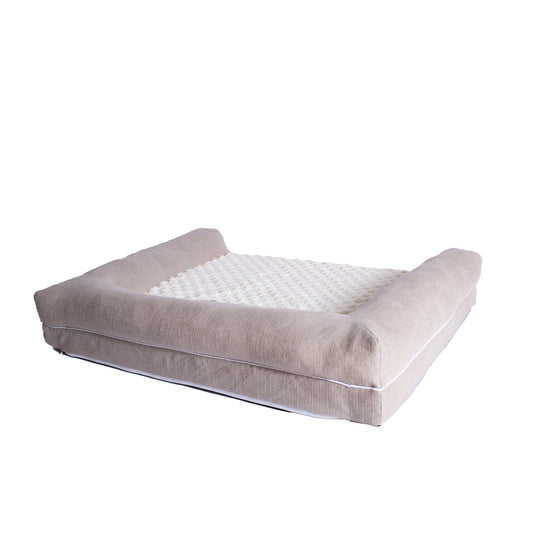 Armarkat Medium Bolstered Dog Bed with Memory Foam - - Dog bed by Armarkat