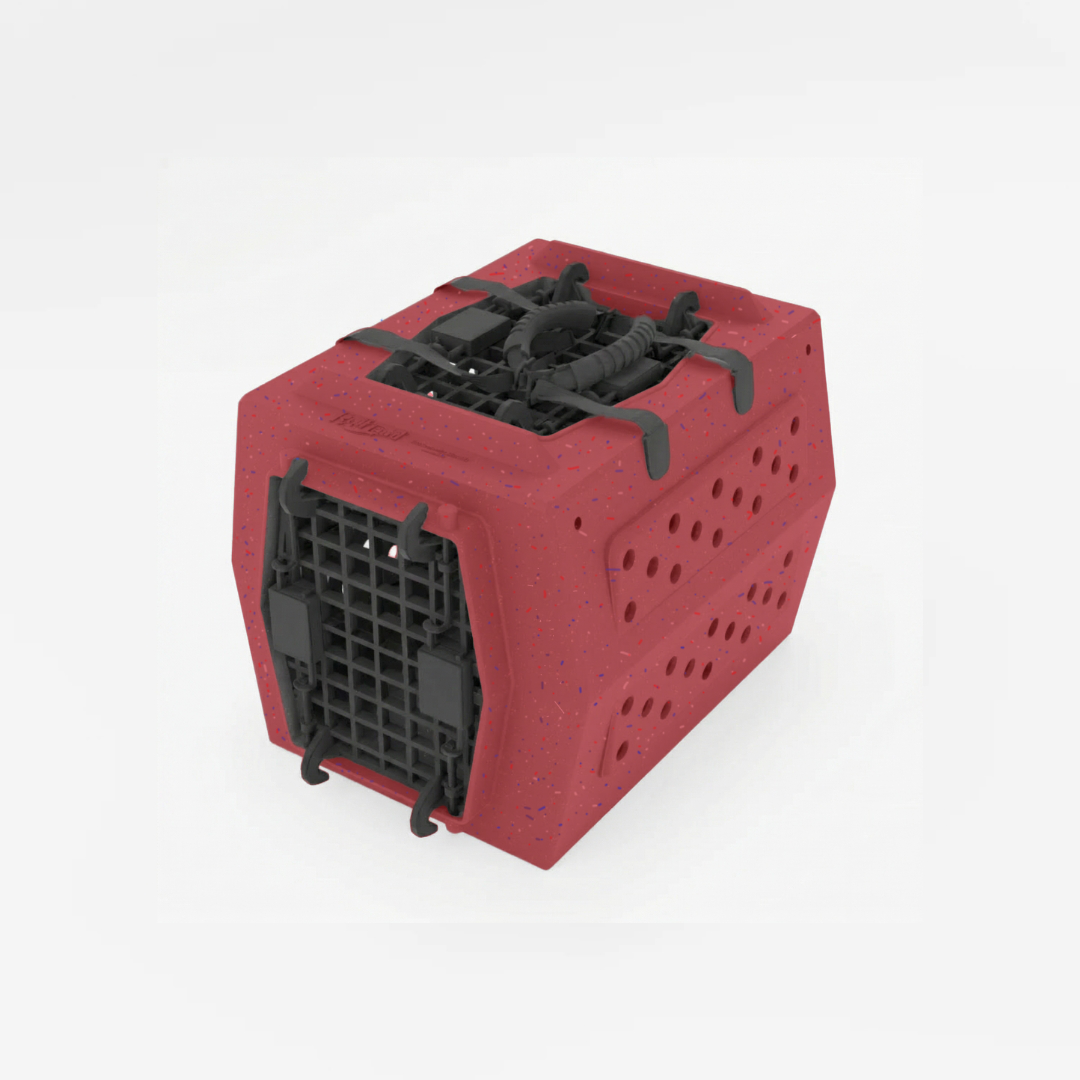 RuffLand Mini Kennel - Patriotic Red - by Ruff Land Performance Kennels