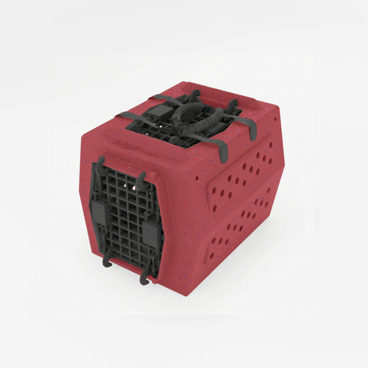 RuffLand Mini Kennel - Patriotic Red - by Ruff Land Performance Kennels