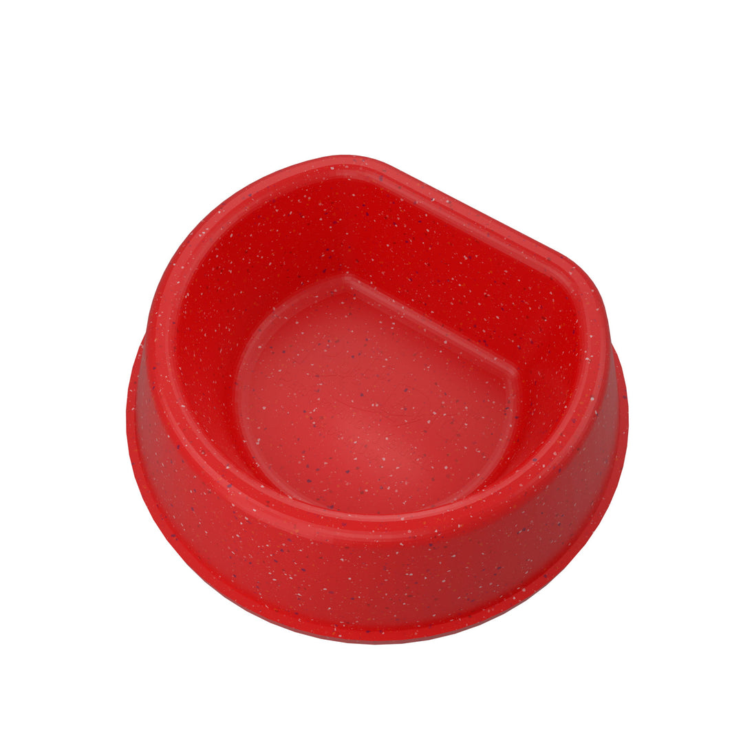 RuffLand Dog Bowl - Medium Patriotic Red - Bowls by Ruff Land Performance Kennels