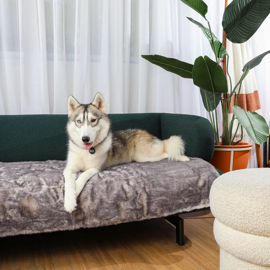 PupProtector™ Luxe Waterproof Bed Runner - Ultra Soft Chinchilla - - Dog Blanket by Paw.com