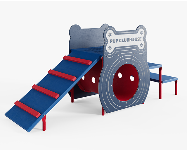 BarkPark Pup Clubhouse (Dog Bone) - Playful - by BarkPark