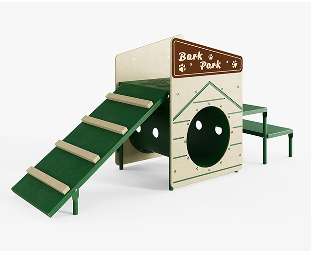 BarkPark Pup Clubhouse (Dog House) - Natural - by BarkPark