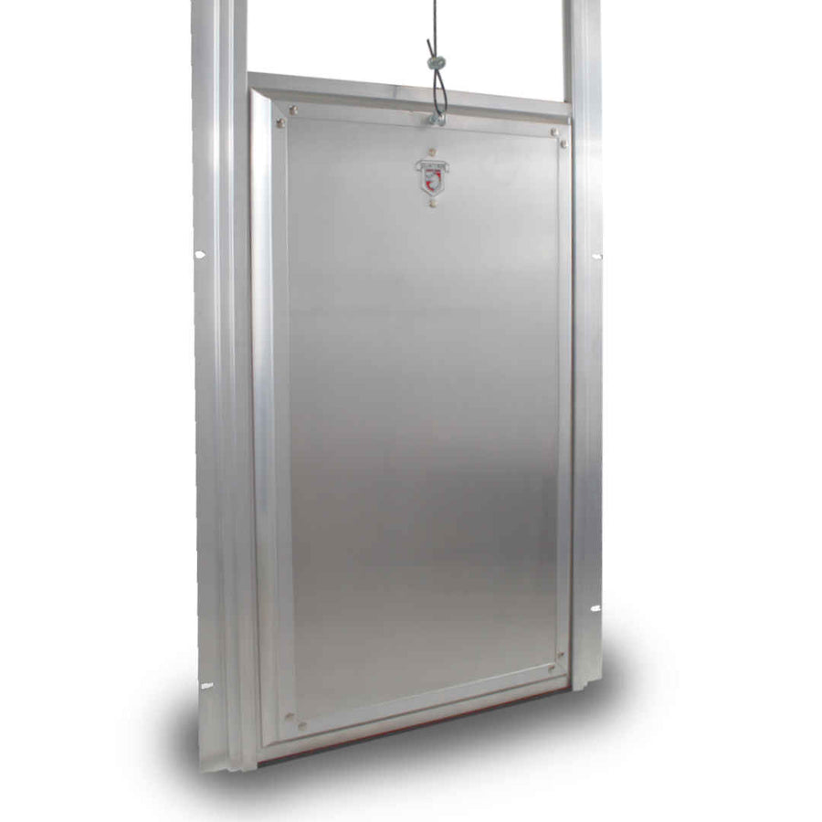 Security Boss Kennel Clad Premium Insulated Guillotine Kennel Door - - Pet Doors by Security Boss