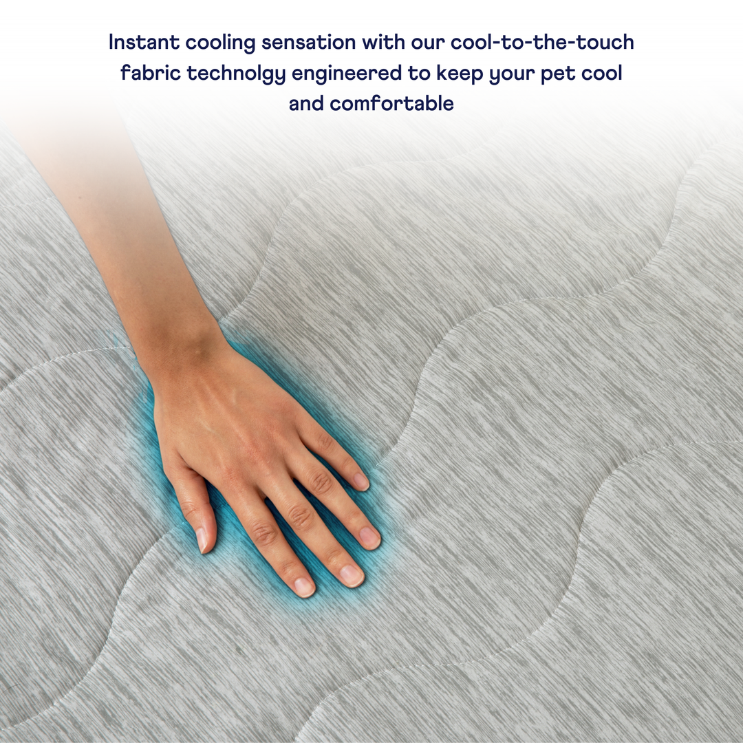 PupChill™ Cooling Waterproof Runner Blanket - Arctic Grey - - Dog Blanket by Paw.com