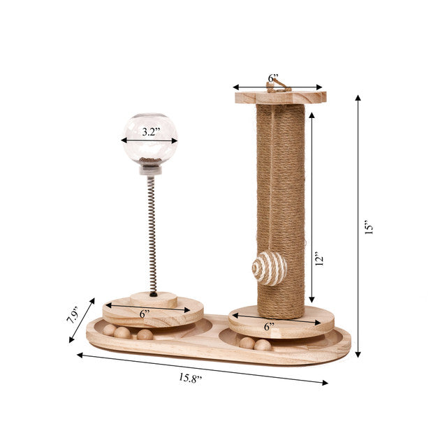 Armarkat Interactive Scratch Post and Activity Center - - Cat Post by Armarkat