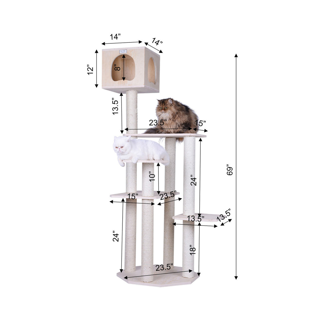 Armarkat 69" 5-Level Cat Tree - - Cat Tree by Armarkat