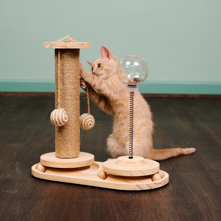 Armarkat Interactive Scratch Post and Activity Center - - Cat Post by Armarkat