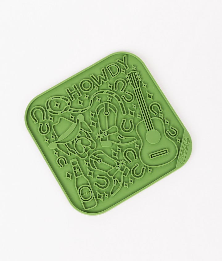 The Modern Dog Co. - Howdy Lick Mat - - by The Modern Dog Company Store