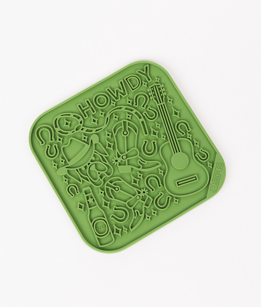 The Modern Dog Co. - Howdy Lick Mat - - by The Modern Dog Company Store