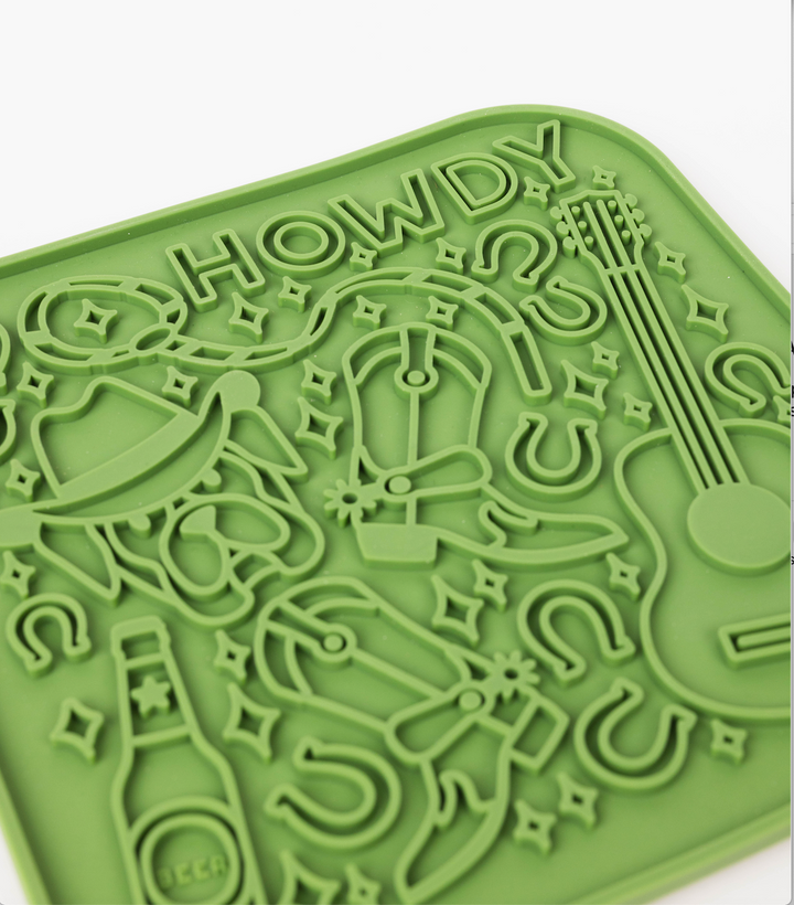 The Modern Dog Co. - Howdy Lick Mat - - by The Modern Dog Company Store