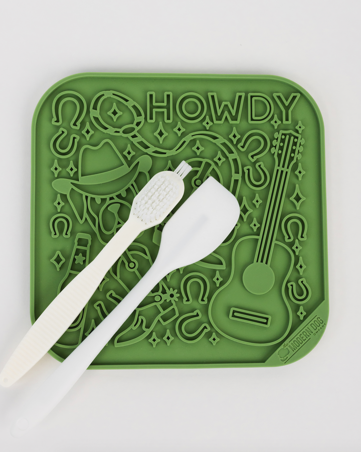 The Modern Dog Co. - Howdy Lick Mat - - by The Modern Dog Company Store